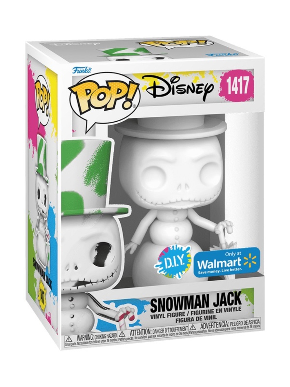 Funko POP! Disney #1417 Snowman Jack (DIY) - Walmart Exclusive